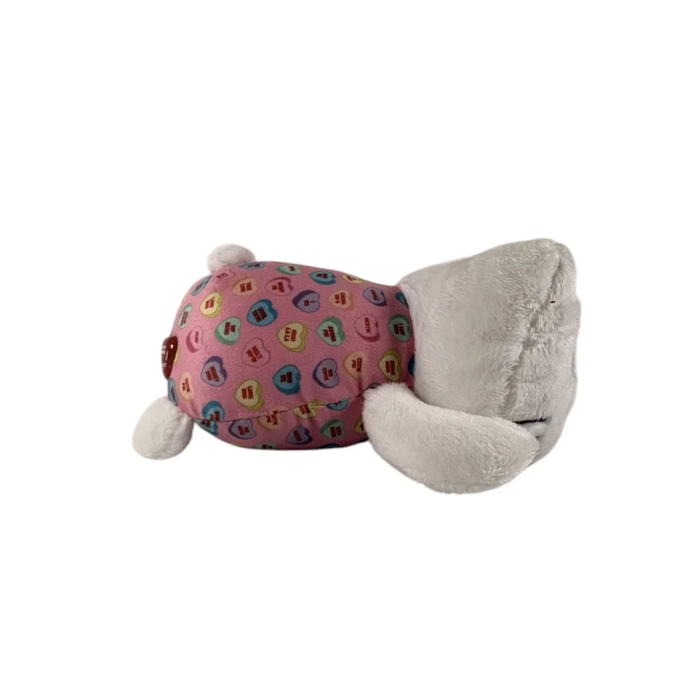 Sanrio Hello Kitty Plush Kids 8in White Pink Excellent Sweethearts Heart Bow